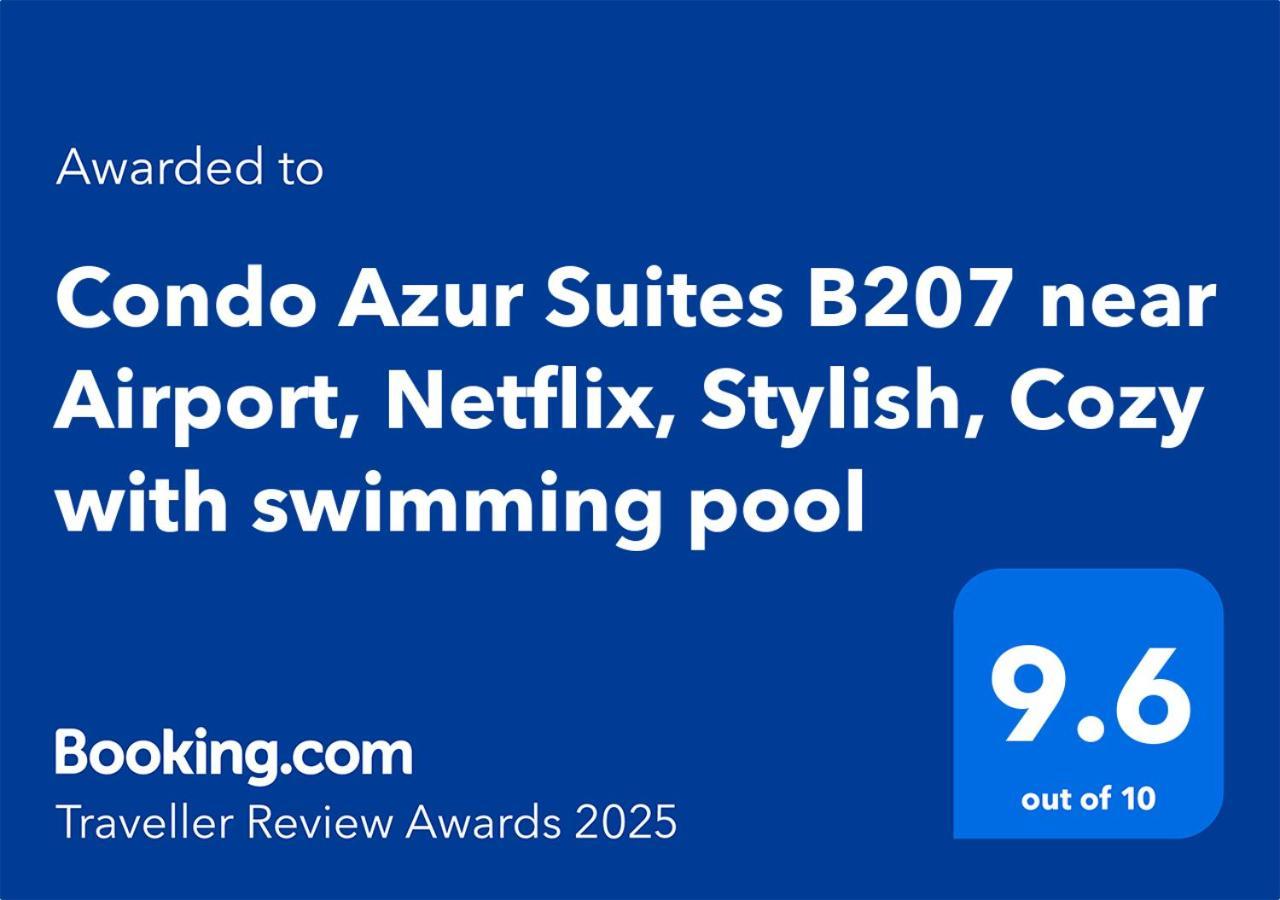 Condo Azur Suites B316 Near Airport, Netflix, Stylish, Cozy With Swimming Pool Lapu-Lapu City Exteriör bild